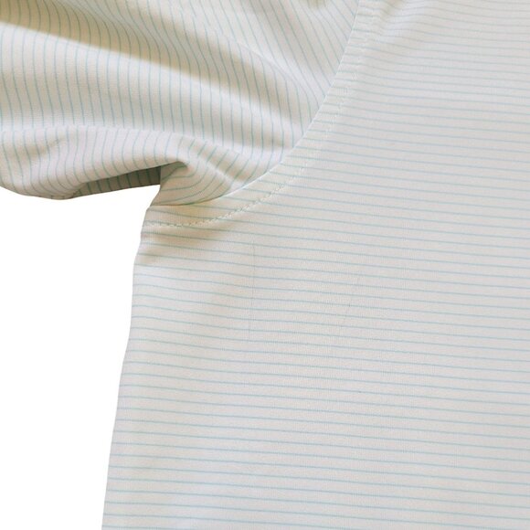 Peter Millar Summer Comfort Golf Polo Shirt Mens Large Green Stretch Performance - Picture 14 of 14